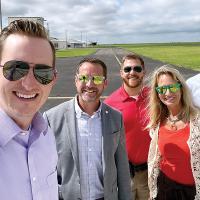 State officials tour airport_story