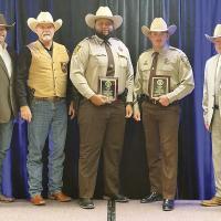 Anthony Wright and Luke Ellison were presented Lifesaving Awards