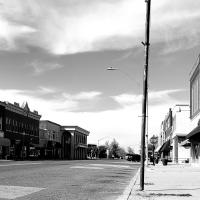 Empty view of Rock Island Avenue