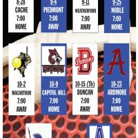 EHS 2020 Football Schedule