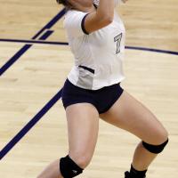 EHS volleyball_Connor reacts