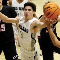 EHS boys basketball_Havern battles for rebound