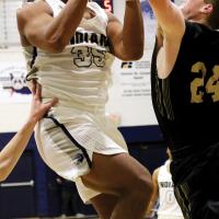 EHS boys basketball_Moore attempts to put up shot