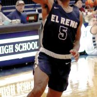 Diante Palmer chases down a pass on a fastbreak play