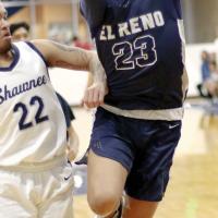 James Reveles shoots in the lane