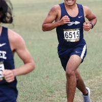 Erik Vasquez tries to chase down a runner