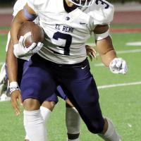 Malachi Nicholson breaks to the outside