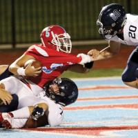 EHS football_QB sack