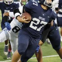 Grant First leads the team in rushing with 1,147 yards and 12 touchdowns