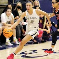 Ashlyn Evans-Thompson was the top scorer for EHS