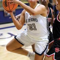 Sierra Sioux logged six defensive rebounds, three assists and two blocked shots