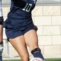 Kristina Conner passes the ball in the first half against Guymon
