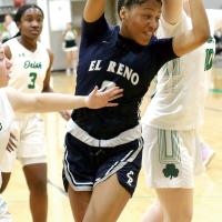 Janae Black-Harmon battles for a rebound
