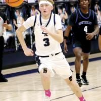 Kason Haydon attempts to chase down a loose ball
