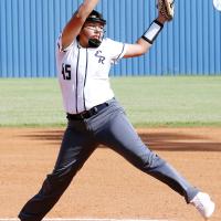 Miklyn Lumpmouth threw 17 innings over the four games of the Class 5A, Region 4 Championships