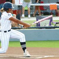 Addilinn Johnson was one of the top hitters for EHS in the festival
