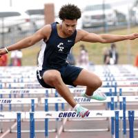 JaRon Irving clears the final hurdle