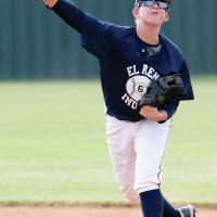 Grady Lesperance makes a throw