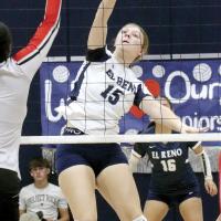 Lily Elliott attempts a kill