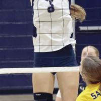 Brantlie Charmasson had nine kills and a block in the road win over Del City