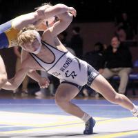 Preston Scott shoots the leg of a Piedmont opponent