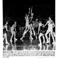 This photo appeared in a 1955 issue of the El Reno Daily Tribune showing the NCAA playoff game played at the Thunderbird Coliseum