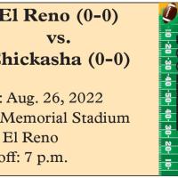 EHS versus Chickasha game info