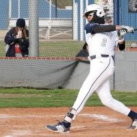 Hernan Blanco connects with a pitch