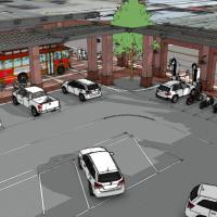 A rendering of El Reno’s planned Hub at the corner of Sunset and Choctaw