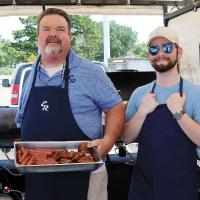 Jeff Edwards (left) and Cade Roblyer