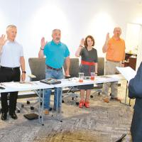 Newly appointed trustees of the Canadian County Expo Authority