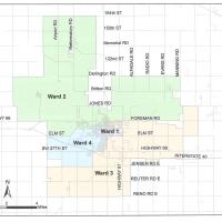 Map of El Reno Wards