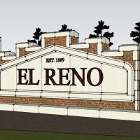 A rendering of what a proposed El Reno entry way monument sign could look like