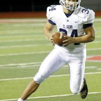 Mikey Devereaux looks for a cutback lane