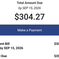 A screenshot of an electric bill for an El Reno customer