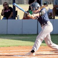  Iliana Ashford belts out a base hit