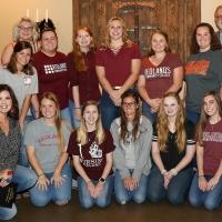 RCC scholarship recipients during last year’s Dollars for Scholars fundraiser