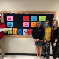 Employees of Frontier Auto Group delivered cookies to El Reno Public Schools last week