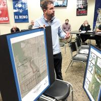 Mark Grubbs discusses the planned housing growth at Crimson Lake Estates