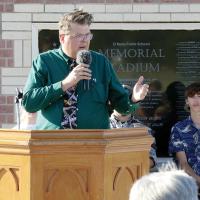 Brian Rukes at Gold Star Dedication 2024