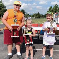 From left, Henry Weaver, Mattison Norton and Asher Schweitzer