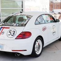 Randy Marco stopped by The Filling Station driving Herbie Jr.