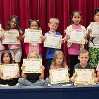 Hillcrest Kindergarten Integrity Award_Sept 2025