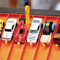 The annual Hot Wheels Races bring dozens of children to race alongside others