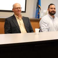 Candidates at last week’s El Reno Now breakfast