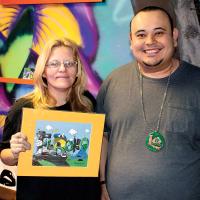 Sue Beard and Jose Rodriguez