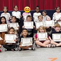 Hillcrest Kindergarten Integrity Award_Sept 2024