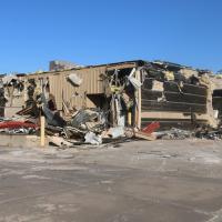 Crews began tearing down the old Parkview Hospital last week