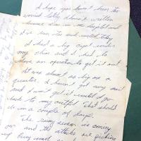 One of the letters James T. Bayne sent home