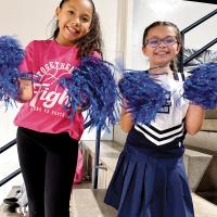 Gracie Kodaseet (left) and Khloe Little